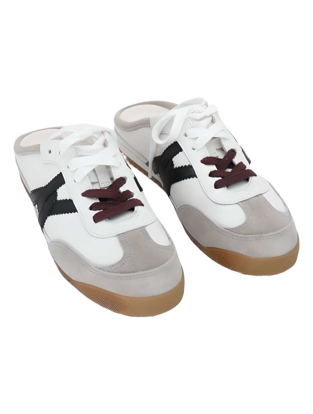 Veronica Beard Nicoline Womens White Multi Suede Mule Sneakers Size 7.5M
